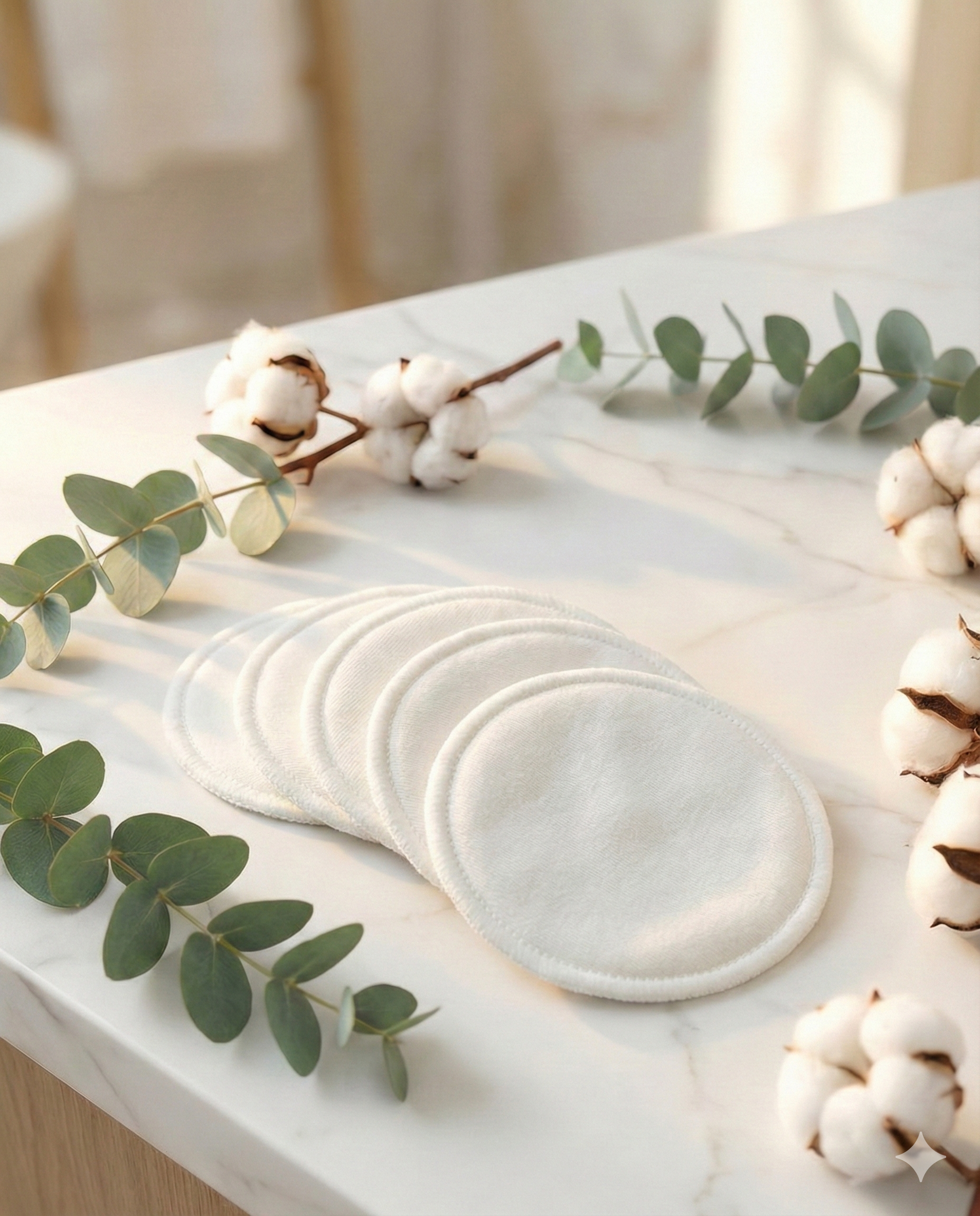 5 adet vegan bambu makyaj temizleme pedi – geniş disk ped | 8 cm | 5 adet vegan bambu makyaj temizleme pedi – geniş disk ped | 8 cm |